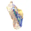 Cristalli di malachite e azzurrite del Marocco - 2