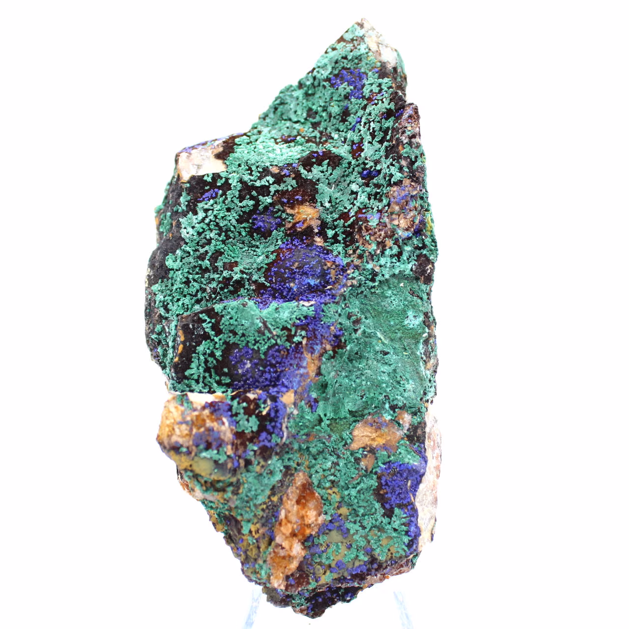 Cristalli di malachite e azzurrite