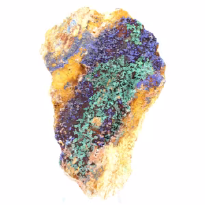 Minerale di malachite azzurrite Marocco