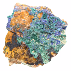 Minerale Malachite Azzurrite Marocco