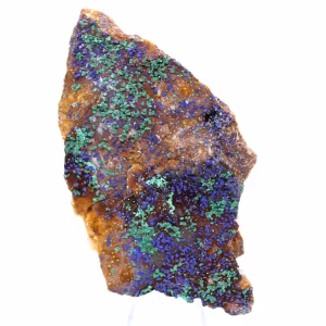 Cristalli misti Azzurrite Malachite