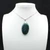 Ciondolo in apatite blu del Madagascar - Pietra naturale - 1