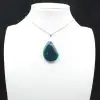 Ciondolo in apatite del Madagascar - Cristallizzazione naturale - 1