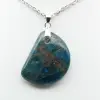 Ciondolo in apatite del Madagascar - Pietra preziosa per collezionisti - 2