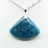 Ciondolo di apatite blu - Esemplare mineralogico del Madagascar - 2