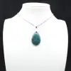 Ciondolo in apatite blu del Madagascar - Piccolo esemplare prezioso - 1