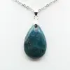 Ciondolo in apatite blu del Madagascar - Piccolo esemplare prezioso - 2
