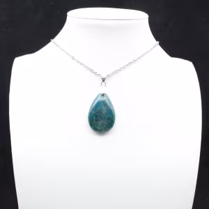 Ciondolo in apatite blu del Madagascar - Piccolo esemplare prezioso
