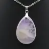 Ciondolo in ametista - Gioielli in minerali puri - 1