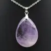 Ciondolo in ametista - Bagliore viola naturale - 2