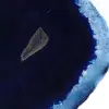 Fette di agata blu brasiliana per decorazione minerale - 3