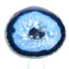 Fetta di agata blu dal Brasile per la collezione di minerali - 1