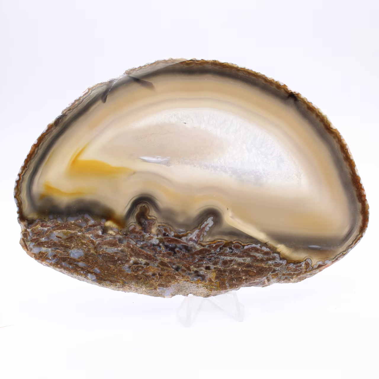 Oggetto da collezione: agata lucida