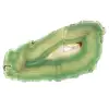 Fetta di agata verde proveniente dal Brasile – Pietra naturale tinta - 0