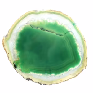 Fetta di agata verde – Collezione Minerali Brasile 210 g