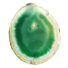 Fetta di agata brasiliana, verde – Oggetto da collezione, 200 g - 1