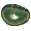 Fetta di agata verde naturale – Pezzo decorativo 250 g - 1