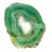 Campione di agata verde affettato – Origine Brasile 240 g