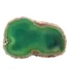 Agata verde a fette – Campione minerale proveniente dal Brasile, 315 g - 0