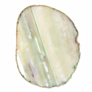Fetta di agata naturale di colore verde – Brasile 240 g