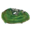 Fetta di agata verde – Pietra naturale 225 g, Brasile - 0