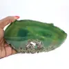 Fetta di agata verde – Pietra naturale 225 g, Brasile - 3