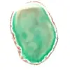 Agata verde brasiliana a fette – Pietra da 215 g - 1