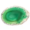 Fetta di agata verde lucida – esemplare brasiliano 205 g - 1