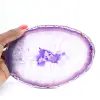 Fetta di minerale di agata viola - Origine: Brasile - 3