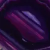 Fetta di agata da collezione, colore viola artificiale - 2