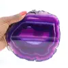 Fetta di agata da collezione, colore viola artificiale - 3