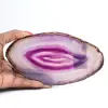 Lastra minerale di agata viola, di origine brasiliana - 3