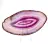 Lastra minerale di agata viola, di origine brasiliana