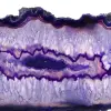 Campione affettato di agata viola allungata brasiliana - 2