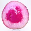 Agata naturale tagliata tinta rosa - 0