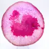 Agata naturale tagliata tinta rosa - 1