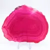 fetta decorativa di agata rosa - 1