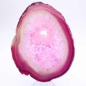 Agata brasiliana lucidata color rosa