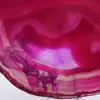 Fetta di agata brasiliana rosa - 2