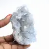 Drusa di Celestina naturale - Cristallo da collezione - 1