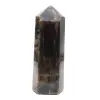 Grande prisma di pietra di luna nera - Microclino del Madagascar - 0