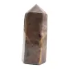 Prisma microclino del Madagascar - Pietra di luna nera pura - 2