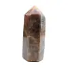 Prisma della collezione Microcline - Minerale di pietra di luna nera - 3