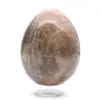 Microclino del Madagascar - Uovo di pietra nera - 0