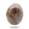 Microclino del Madagascar - Uovo di pietra nera - 1