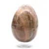 Uovo di pietra di luna nera 355 g - Madagascar - 2