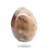 Uovo di Pietra di Luna Nera 300g Madagascar - 0