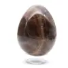 Uovo di pietra di luna nera - Microclino - 1