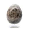 Uovo di pietra di luna nera 145 g - 2