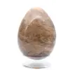 Uovo di pietra di luna nera 135 g - 1